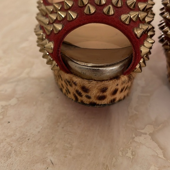 Christian Louboutin Platform Sandals Size 37. - Picture 14 of 15